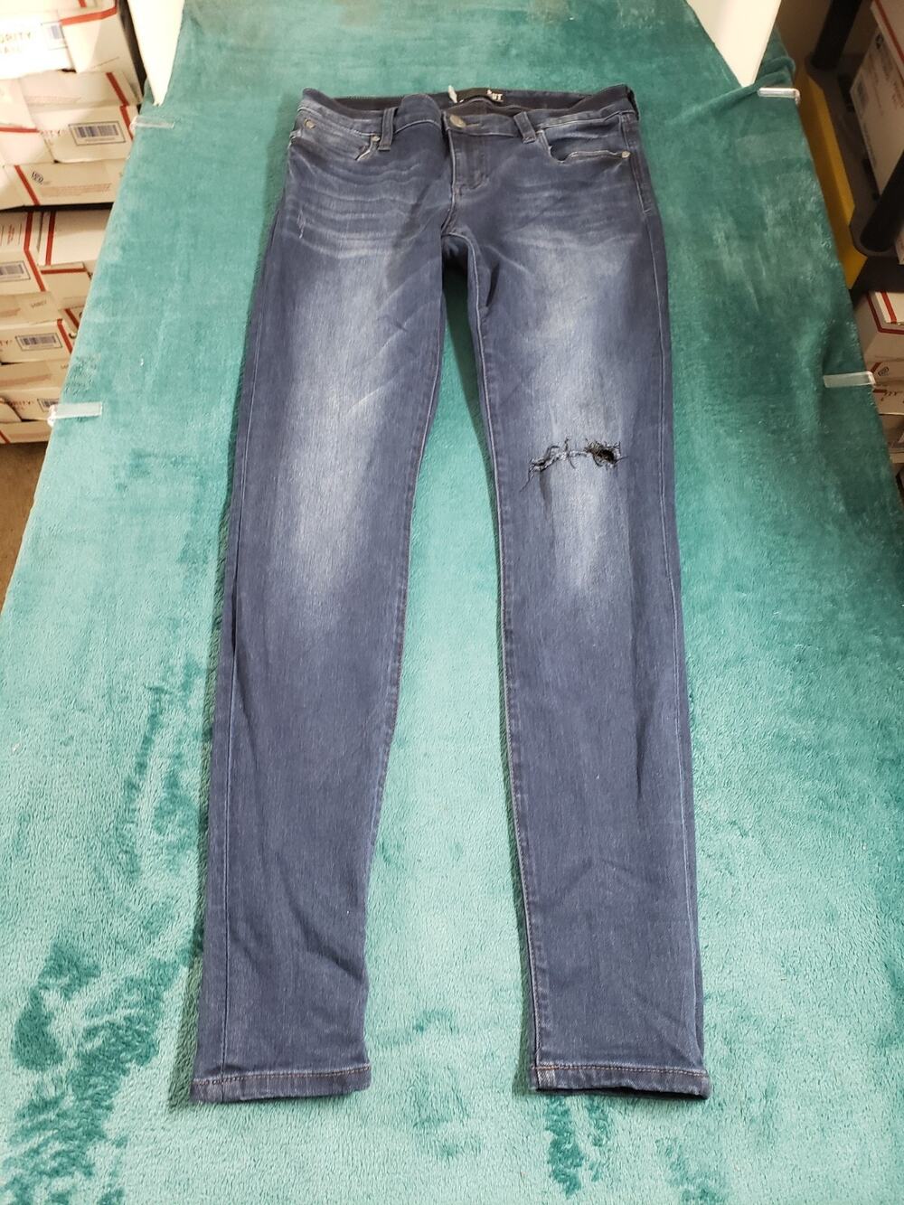 Kut from The Kloth Jeans Size 8 Womens Blue Ladies Mid Rise Mia Toothpick Skinny